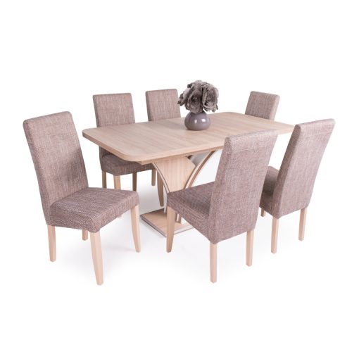 Berta falábú szék műbőr vagy zsákszövet kárpittal