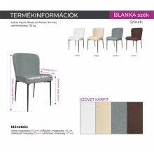 Blanka szék - Fehér