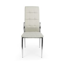 D - Boris krómvázas szék barna műbőr kárpittal