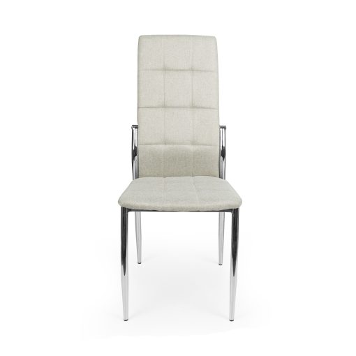 D - Boris krómvázas szék barna műbőr kárpittal