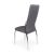 Boris krómvázas szék sötétszürke színben - Szeknetshop.hu