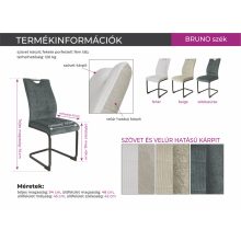 Bruno szék - fehér