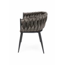 Deluxe modern étkezőszék - barna