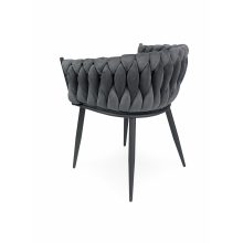 Deluxe modern étkezőszék - grafit