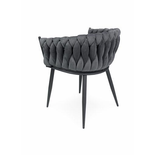 Deluxe modern étkezőszék - grafit