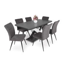 Elena szék - sötétszürke