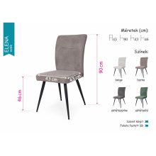 Elena szék - sötétzöld