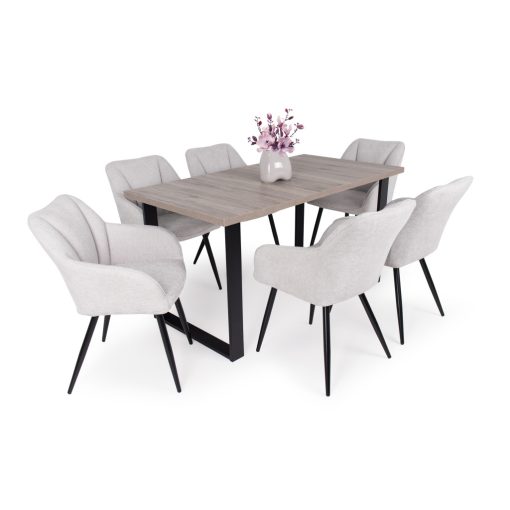 Fiesta étkezőszék - szürke