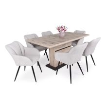 Fiesta étkezőszék - szürke