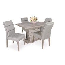 Inez duplaszivacsos étkezőszék - világosbarna