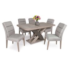 Inez duplaszivacsos étkezőszék - világosbarna