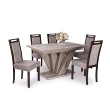 Jázmin favázas étkezőszék - Dió