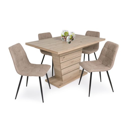 Kamil szék - világosbarna