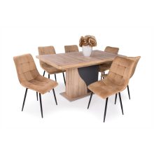 Kitty beltéri fémvázas étkezőszék bézs színben