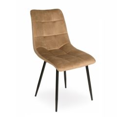 Kitty beltéri fémvázas étkezőszék barna színben