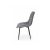 Kitty beltéri fémvázas étkezőszék szürke színben