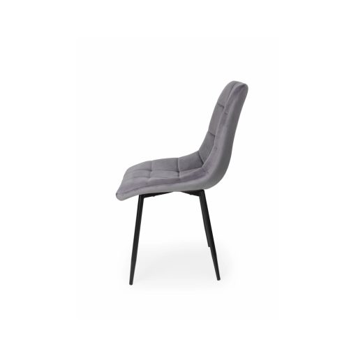 Kitty beltéri fémvázas étkezőszék szürke színben