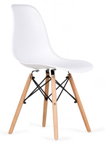 D - Korvin modern falábú szék műanyag ülőfelülettel