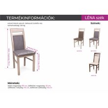 Léna szék - Sonoma