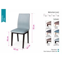 Lotti szék - Kék/Sonoma