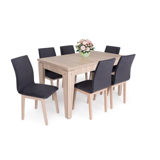 Lotti szék - Sötétszürke/Sonoma