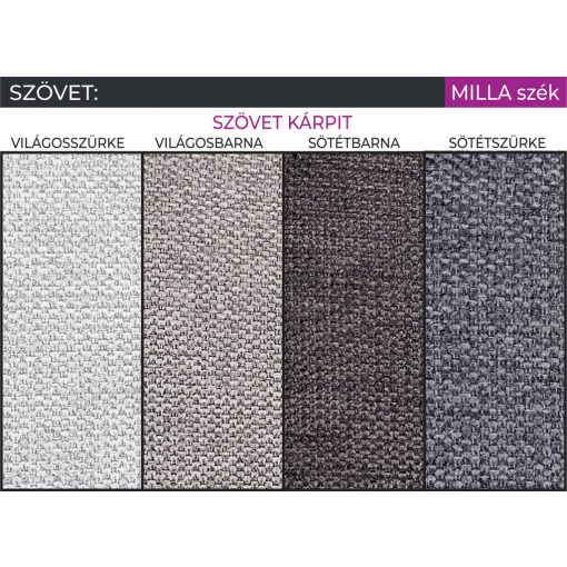 Milla 360° szék - Sötétbarna