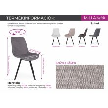 Milla 360° szék - Világosbarna