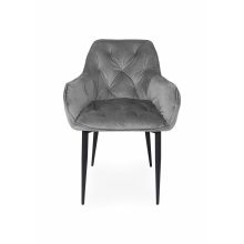 Noel bársony szék - Szürke