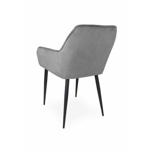 Noel bársony szék - Szürke