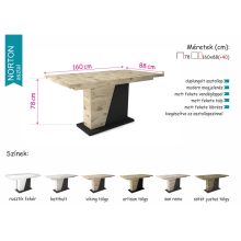 Norton bővíthető étkezőasztal