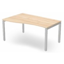 EX GN 158/100 fémlábas íróasztal balos kivitelben