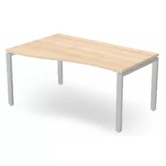EX GN 158/100 fémlábas íróasztal balos kivitelben