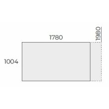 EX IS 198/100 FL2 típusú fémlábas vezetői íróasztal
