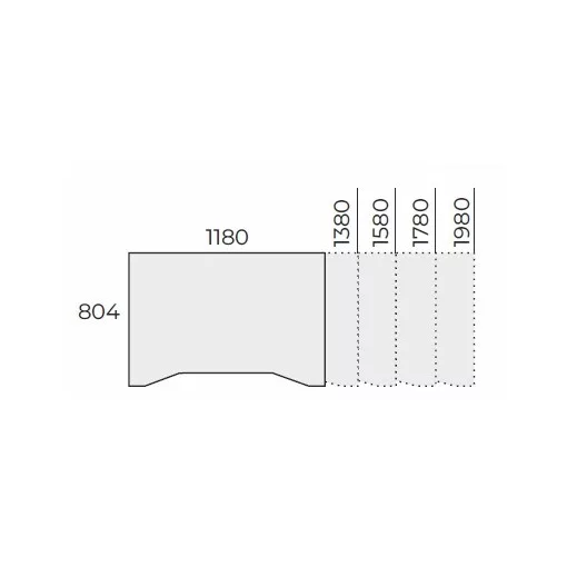 EX IZ 118/80 fémlábas íróasztal