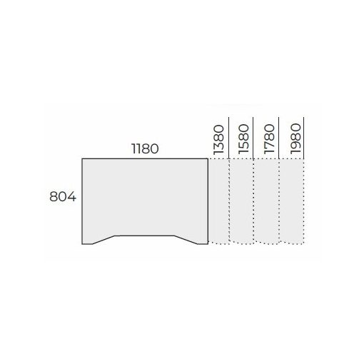 EX IZ 138/80 íróasztal