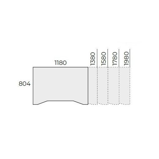 EX IZ 198/80 fémlábas íróasztal