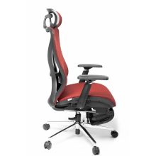 Lázár Net bordó hálós forgószék