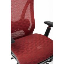 Lázár Net bordó hálós forgószék