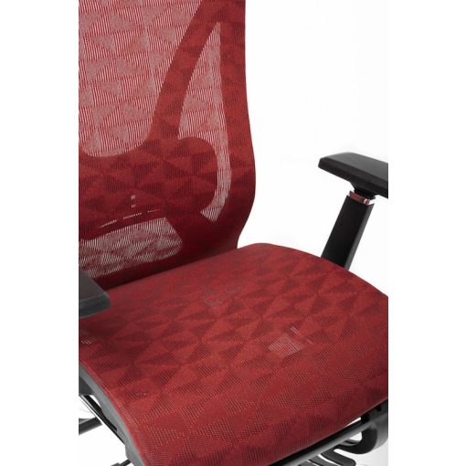 Lázár Net bordó hálós forgószék