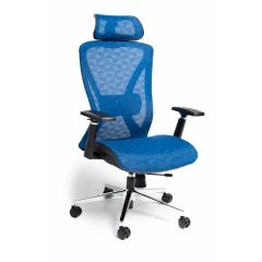 Lázár Net kék hálós forgószék