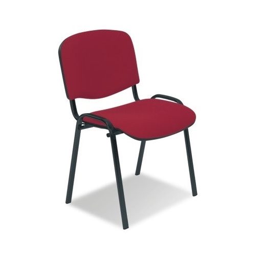 T - ISO fekete vázas szék - szövet kárpittal