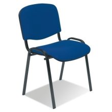 T - ISO fekete vázas szék - szövet kárpittal