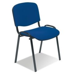 T - ISO fekete vázas szék - szövet kárpittal