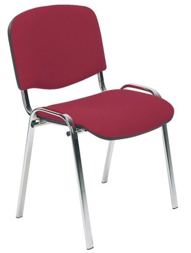 T - ISO króm vázas szék - szövet kárpittal