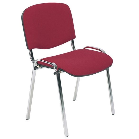 T - ISO króm vázas szék - szövet kárpittal