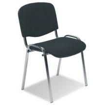 ISO króm vázas szék - szövet kárpittal