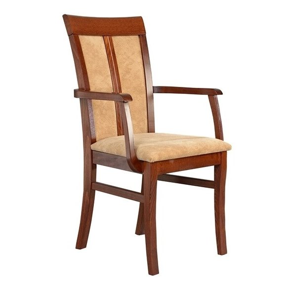 J - Eszter tömörfa karfás szék választható kárpittal