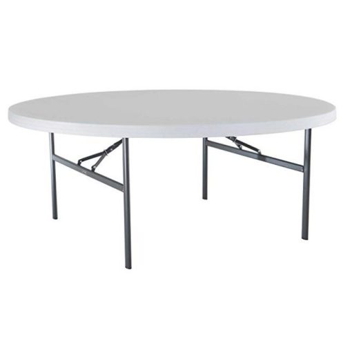 Catering fehér összecsukható körasztal ø183 cm (70183)