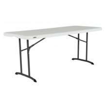 Catering összecsukható asztal és rakásolható kerti asztal 183x76 cm (80955)