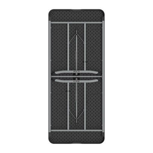 81168 összecsukható fekete asztal 